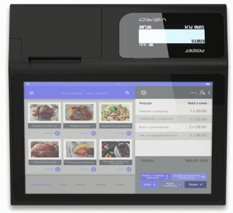 Drukarka fiskalna Online POSNET VERO + aplikacja sprzedażowa GoPos