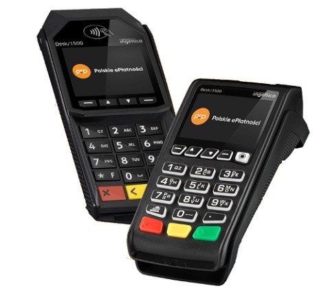 Terminal płatniczy INGENICO DESK 3500 + PIN Pad INGENICO DESK 1500