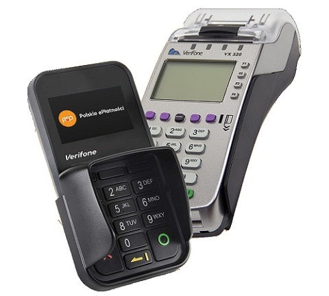 Terminal płatniczy VERIFONE VX520 + Pin Pad 1000SE CTLS