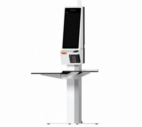 Kiosk samoobsługowy SUNMI K2 MINI Retail - podłogowy z półką dla Klientów