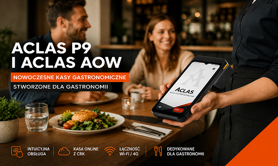 Kasy gastronomiczne od ACLAS