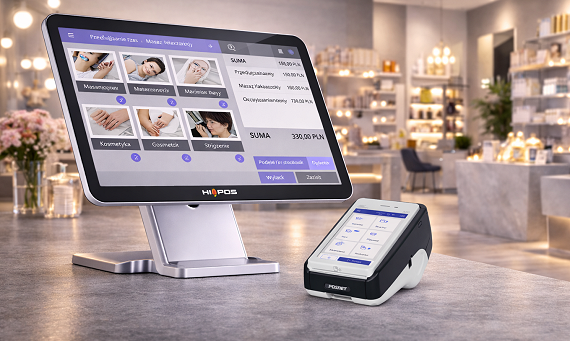 Kompletne stanowisko POS dla branży beauty