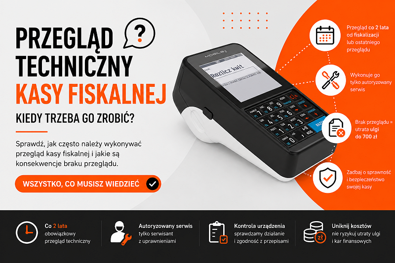Kiedy należy wykonać przegląd techniczny kasy fiskalnej online