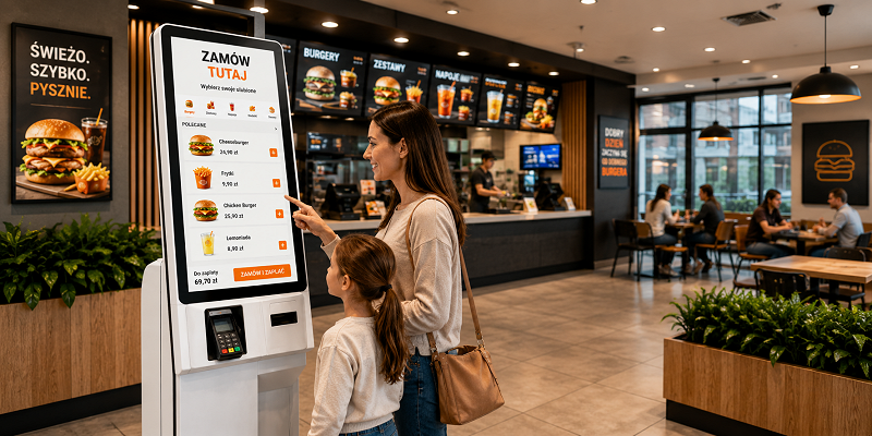 Kioski samoobsługowe w gastronomii