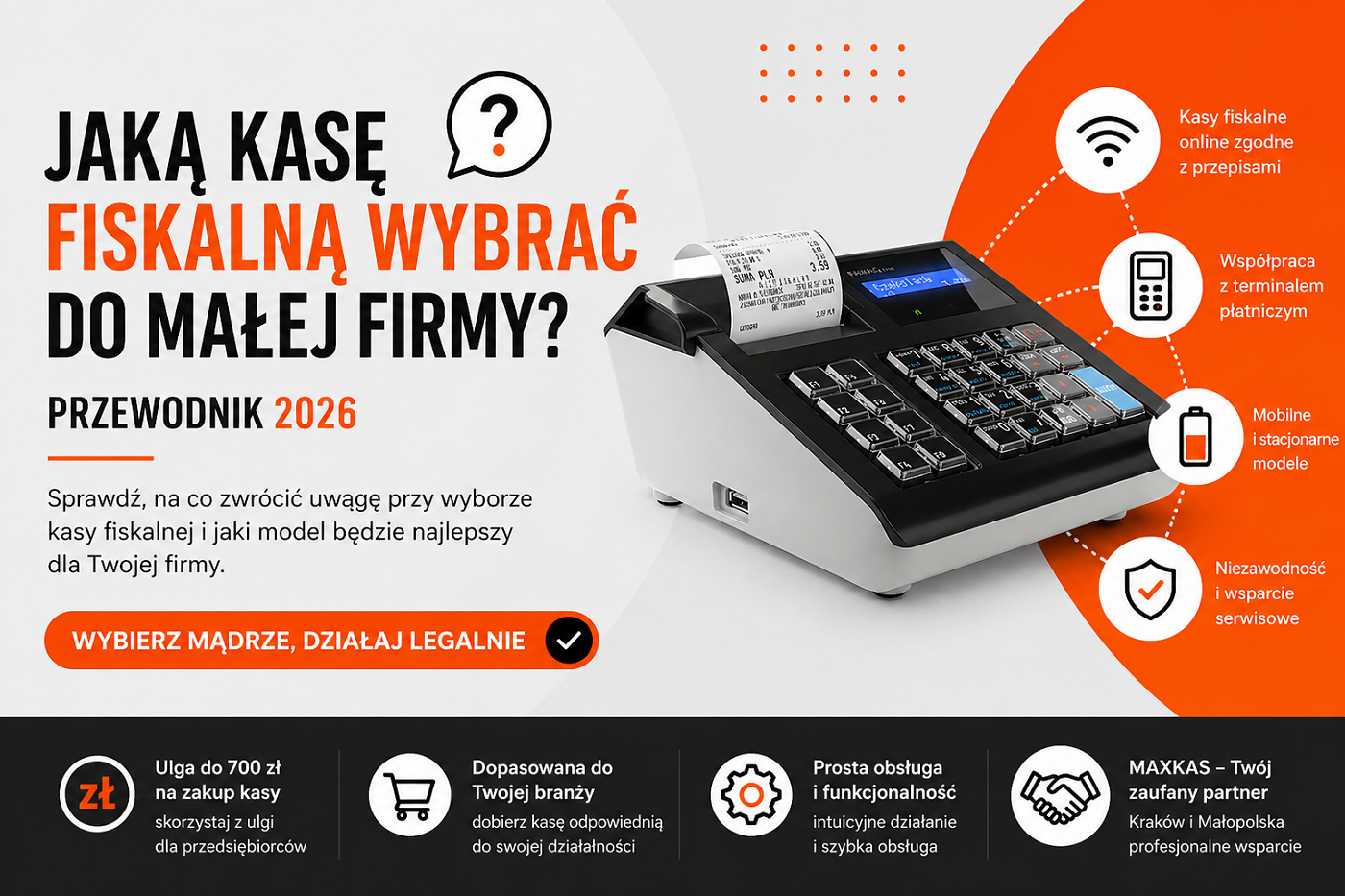 Jaką wybrać kasę fiskalną do małej firmy