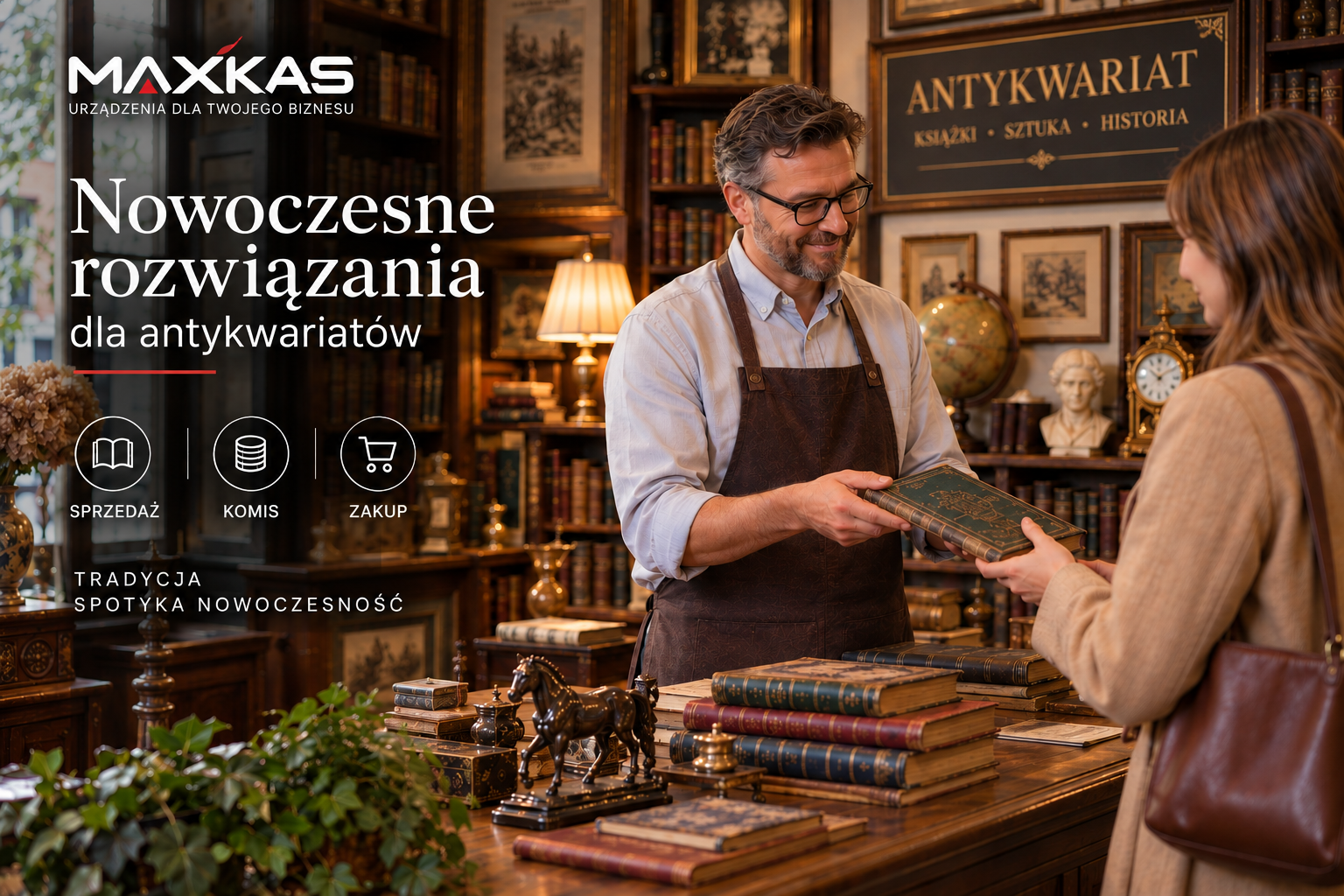 Systemy sprzedażowe i fiskalne dla antykwariat&oacute;w