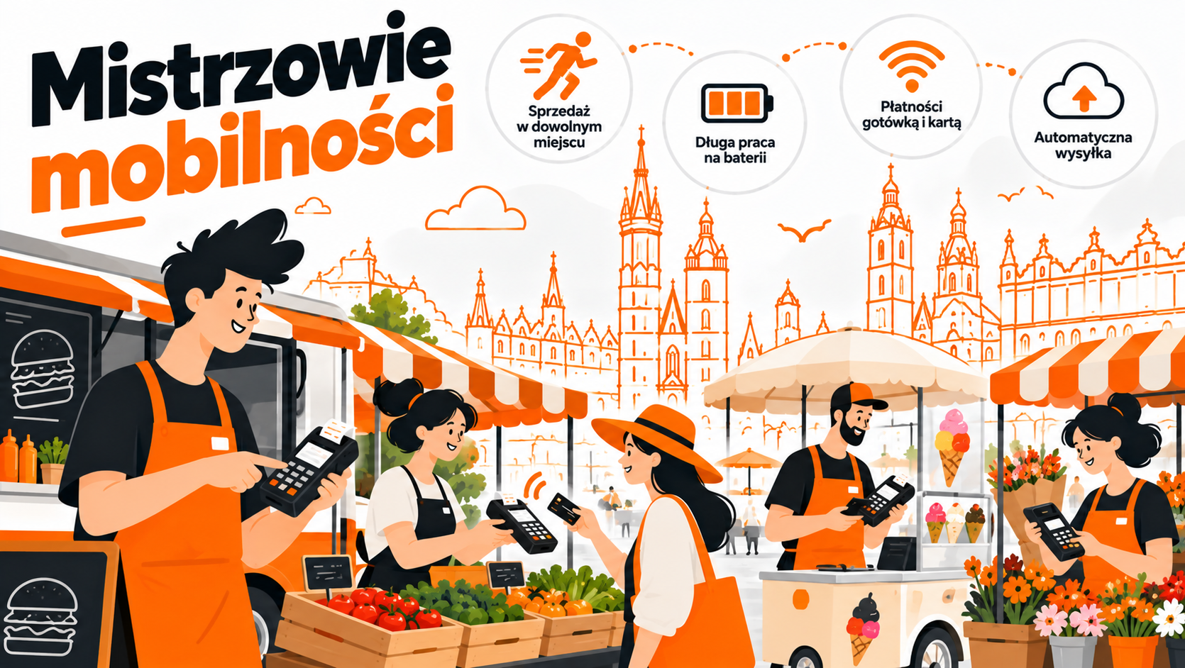 Rozwiązania sprzedażowe dla działalności mobilnych