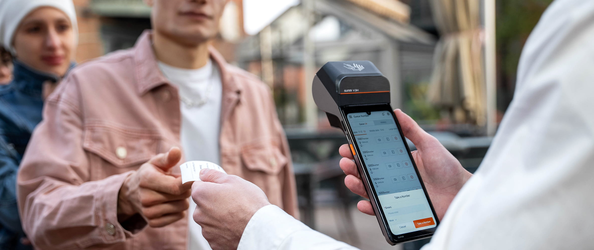 Mobilny Terminal dotykowy Sunmi V3 Family