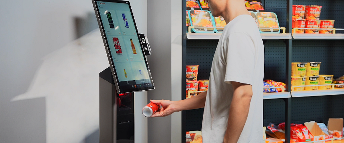 Kiosk samoobsługowy SUNMI FLEX 3 z podstawką podłogową